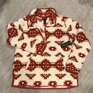 Wrangler Retro sherpa fleece 1/4 zip